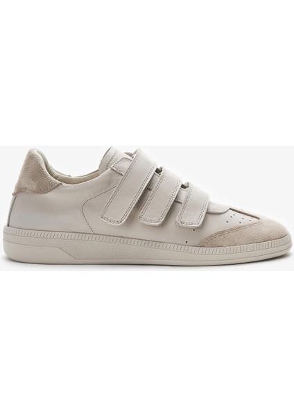 Bonnie Bej Hakiki Deri Kadın Sneakers