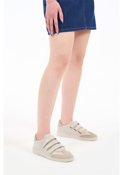 Bonnie Bej Hakiki Deri Kadın Sneakers fiyatları