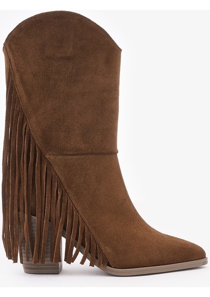 Savanna Kahverengi Hakiki Deri Kadın Bot