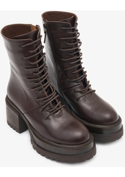 Phoebe Kahverengi Hakiki Deri Kadın Bot fırsatları