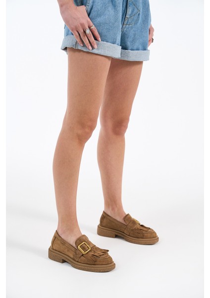 Livia Sigaro Süet Deri Kadın Loafer fiyatları