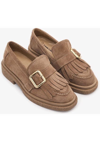 Livia Sigaro Süet Deri Kadın Loafer fırsatları
