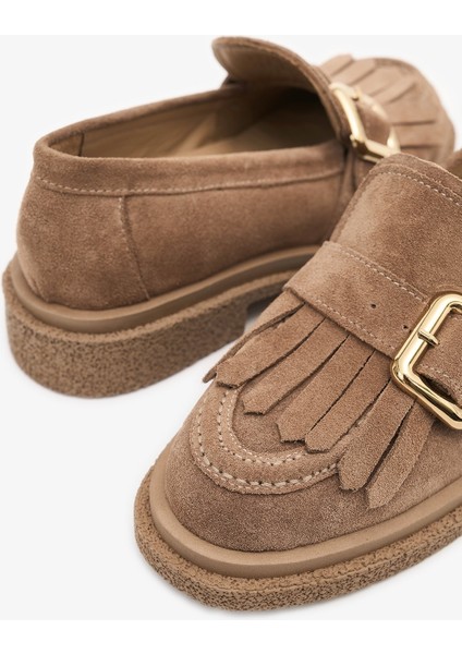 Livia Sigaro Süet Deri Kadın Loafer indirimleri