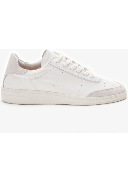 Cosmos Beyaz Hakiki Deri Kadın Sneakers