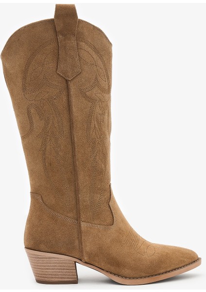 Vera Sigaro Hakiki Deri Kadın Çizme