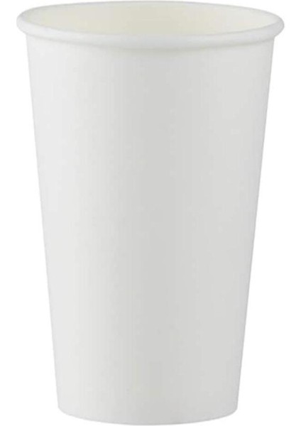 Karton Bardak 16 Oz 500 ml 50 Adet - Beyaz