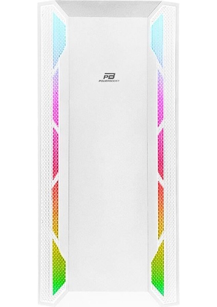 PB-P3701 650W 80PLUS USB 3.0 Argb Fanlı Mesh+Stirp Beyaz Gamıng Kasa fiyatları