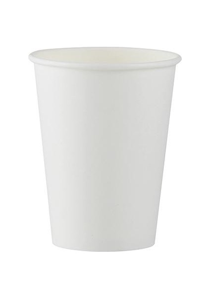 Karton Bardak 12 Oz 300 ml 50 Adet - Beyaz