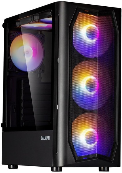 N4 Rev.1 Mesh Megamax 600W 80+3X140MM + 3X120MM Rgb Fan Mid-T Gamıng Kasa