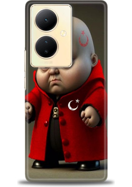 Vivo V29 Lite 5g Kılıf Hd Baskılı Kılıf + Seramik Tam Kaplayan Ekran Koruyucu 245