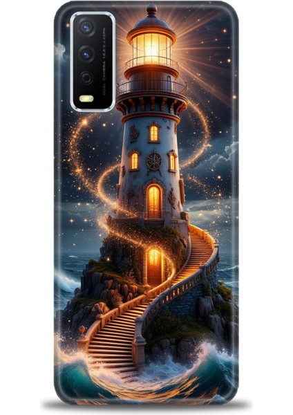 Vivo Y11S Kılıf Hd Baskılı Kılıf + Seramik Tam Kaplayan Ekran Koruyucu 232