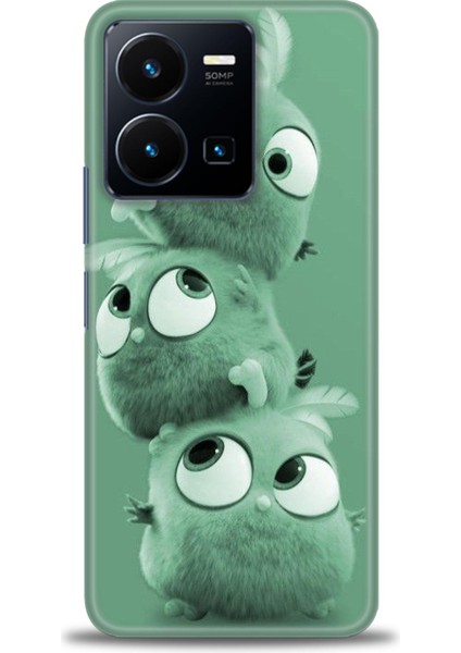 Vivo Y22S Kılıf Hd Baskılı Kılıf + Seramik Tam Kaplayan Ekran Koruyucu 367