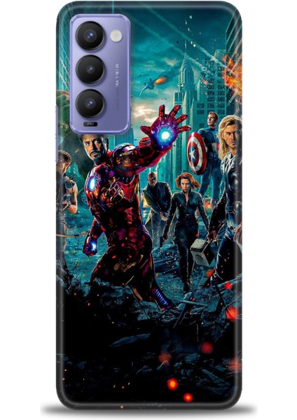 Tecno Camon 18 Kılıf Hd Baskılı Kılıf + Seramik Tam Kaplayan Ekran Koruyucu 100