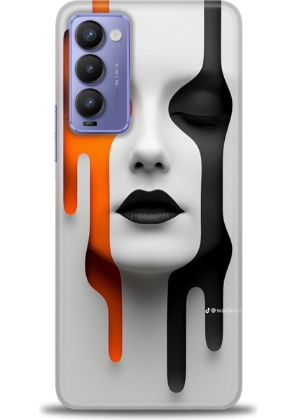 Tecno Camon 18 Kılıf Hd Baskılı Kılıf + Seramik Tam Kaplayan Ekran Koruyucu 143