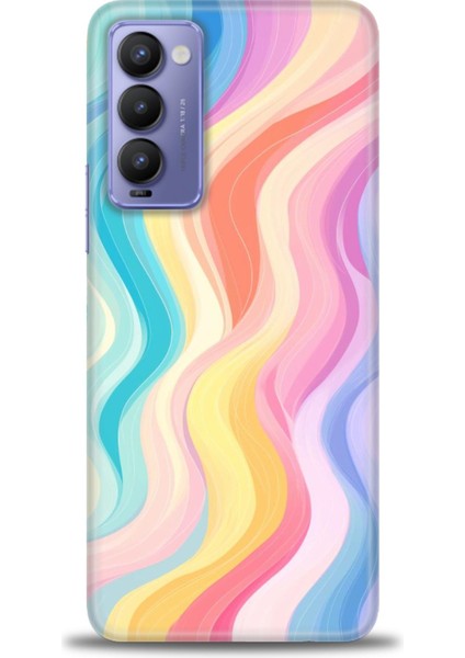 Tecno Camon 18P Kılıf Hd Baskılı Kılıf + Seramik Tam Kaplayan Ekran Koruyucu 424
