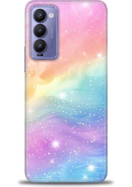 Tecno Camon 18P Kılıf Hd Baskılı Kılıf + Seramik Tam Kaplayan Ekran Koruyucu 422