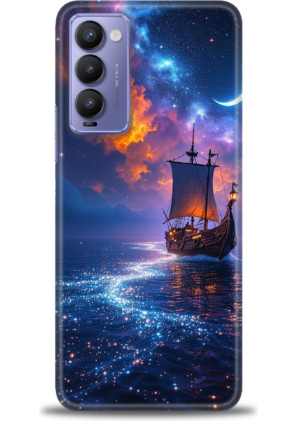 Tecno Camon 18P Kılıf Hd Baskılı Kılıf + Seramik Tam Kaplayan Ekran Koruyucu 235