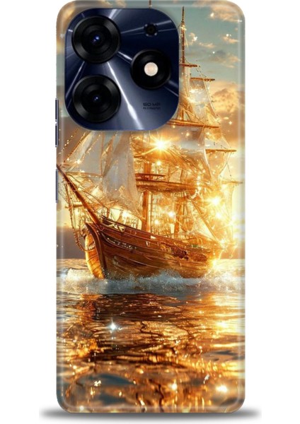 Tecno Spark 10 Pro Kılıf Hd Baskılı Kılıf + Seramik Tam Kaplayan Ekran Koruyucu 234