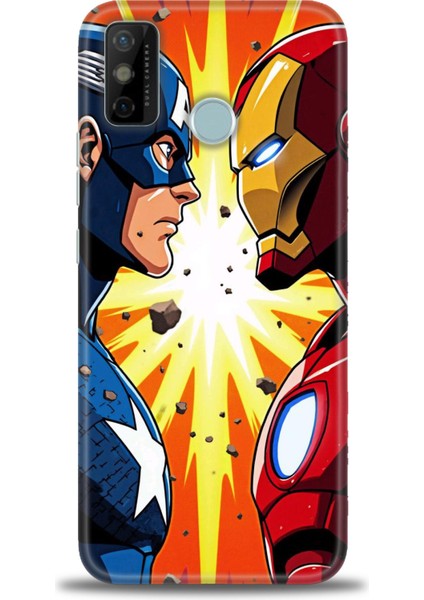 Tecno Spark 6 Go Kılıf Hd Baskılı Kılıf + Seramik Tam Kaplayan Ekran Koruyucu 93