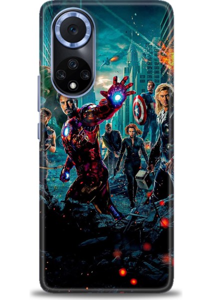 Huawei Honor 50 Kılıf Hd Baskılı Kılıf + Seramik Tam Kaplayan Ekran Koruyucu 100