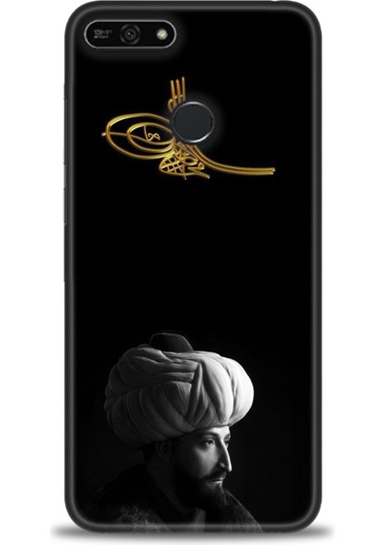 Huawei Honor 7A Kılıf Hd Baskılı Kılıf + Seramik Tam Kaplayan Ekran Koruyucu 465