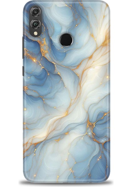 Huawei Honor 8x Kılıf Hd Baskılı Kılıf + Seramik Tam Kaplayan Ekran Koruyucu 318