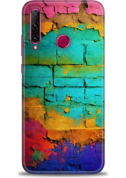 Huawei Honor 20 Lite Kılıf Hd Baskılı Kılıf + Seramik Tam Kaplayan Ekran Koruyucu 437