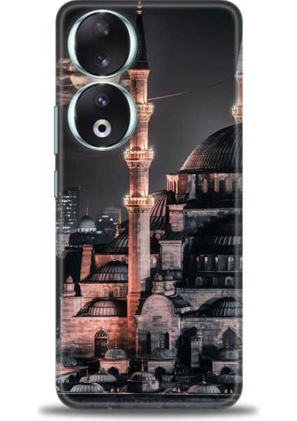 Huawei Honor 90 Kılıf Hd Baskılı Kılıf + Seramik Tam Kaplayan Ekran Koruyucu 230