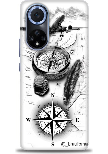 Huawei Honor 50 Kılıf Hd Baskılı Kılıf + Seramik Tam Kaplayan Ekran Koruyucu 81