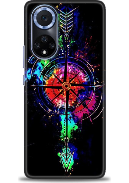 Huawei Honor 50 Kılıf Hd Baskılı Kılıf + Seramik Tam Kaplayan Ekran Koruyucu 86