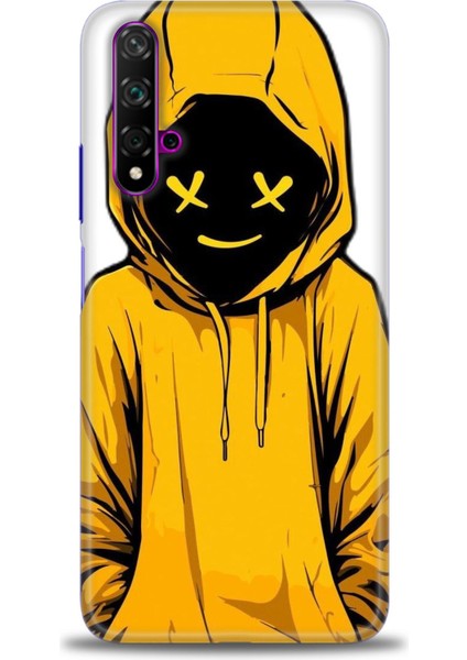 Huawei Nova 5t Kılıf Hd Baskılı Kılıf + Seramik Tam Kaplayan Ekran Koruyucu 358