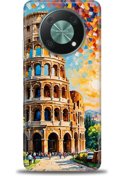 Huawei Nova Y90 Kılıf Hd Baskılı Kılıf + Seramik Tam Kaplayan Ekran Koruyucu 262