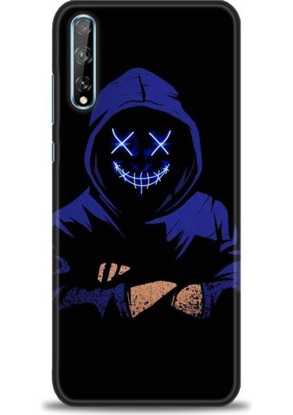 Huawei P Smart S Kılıf Hd Baskılı Kılıf + Seramik Tam Kaplayan Ekran Koruyucu 359