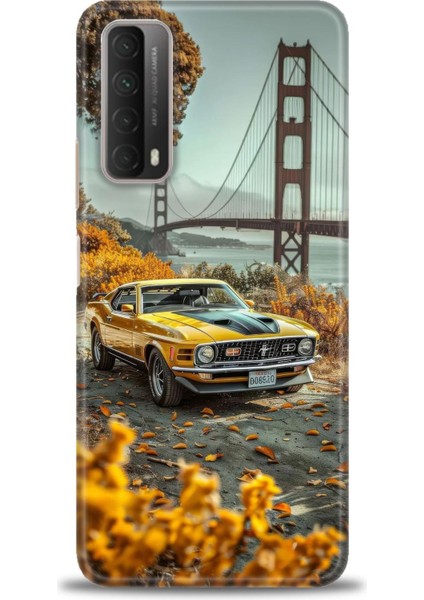 Huawei P Smart 2021 Kılıf Hd Baskılı Kılıf + Seramik Tam Kaplayan Ekran Koruyucu 105