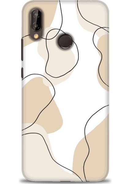 Huawei P20 Lite Kılıf Hd Baskılı Kılıf + Seramik Tam Kaplayan Ekran Koruyucu 179