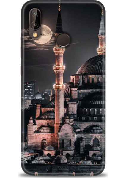 Huawei P20 Lite Kılıf Hd Baskılı Kılıf + Seramik Tam Kaplayan Ekran Koruyucu 230