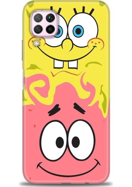 Huawei P40 Lite Kılıf Hd Baskılı Kılıf + Seramik Tam Kaplayan Ekran Koruyucu 453