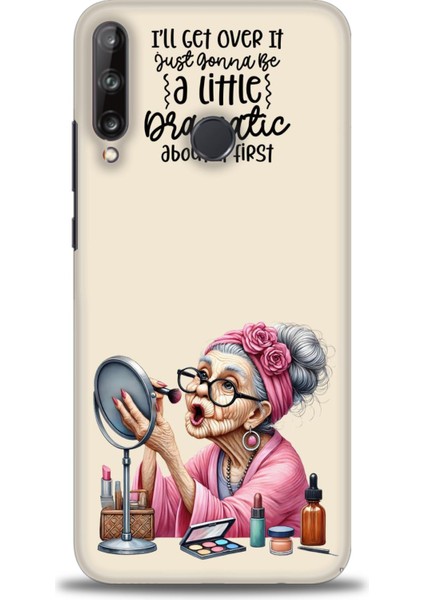 Huawei P40 Lite E Kılıf Hd Baskılı Kılıf + Seramik Tam Kaplayan Ekran Koruyucu 48