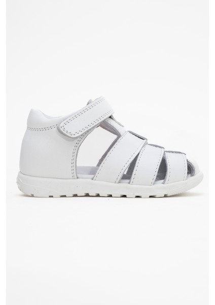 Kız Çocuk Beyaz Hakiki Deri Günlük İlk Adım Ayakkabı indirimleri