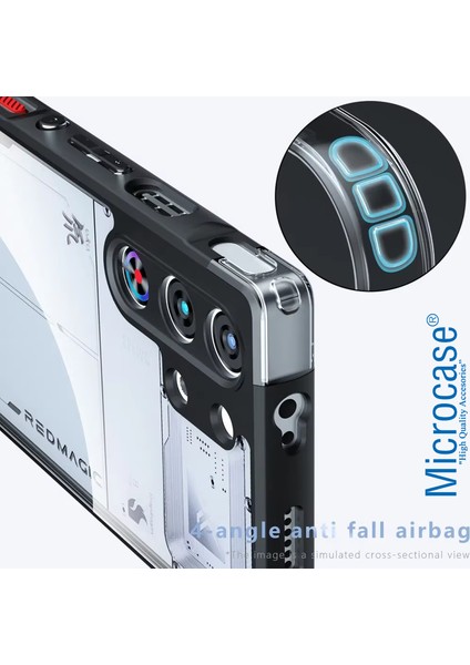 Zte Nubia Red Magic 10 Pro / Zte Nubia Red Magic 10 Pro Plus ile Uyumlu Arka Şeffaf Tasarım Lüx Kılıf - AL5124 fiyatları