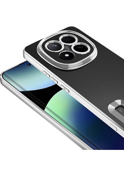 Xiaomi Redmi Note 14 Pro Plus Kılıf Kamera Korumalı Logo Gösteren Prl Omega Kapak - Gold fırsatları