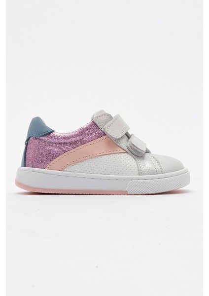 Kız Çocuk Beyaz Hakiki Deri Günlük Ilk Adım Ayakkabı indirimleri