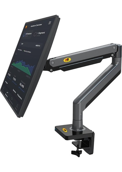 Gazlı Yaylı Monitör Kol Standı,north Bayou Ayarlanabilir, Masa Üstü, Vesa Uyumlu(22’’ – 40’’)