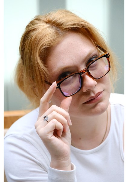 Kare Mavi Işık Korumalı Blue Block Unisex Gözlük