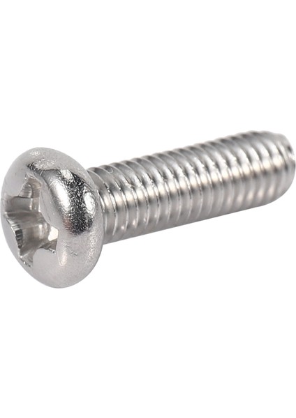 M3 x 10MM 304 Paslanmaz Çelik Yıldız Tava Başlı Vida Cıvatası 60 Adet (Yurt Dışından)