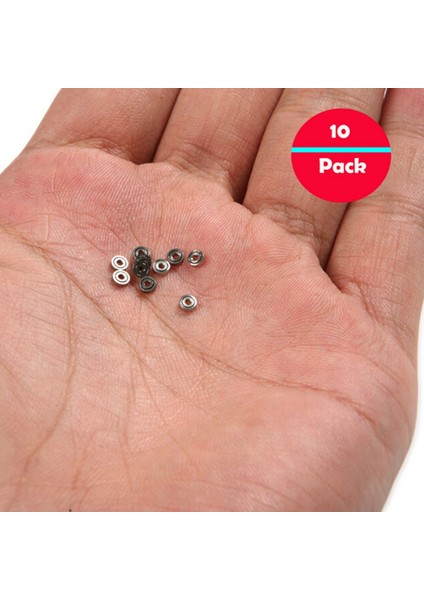 10 Adet 681ZZ Minyatür Mini Bilyalı Rulmanlar Metal Açık Mikro Rulman 1X3X1MM (Yurt Dışından) fırsatları