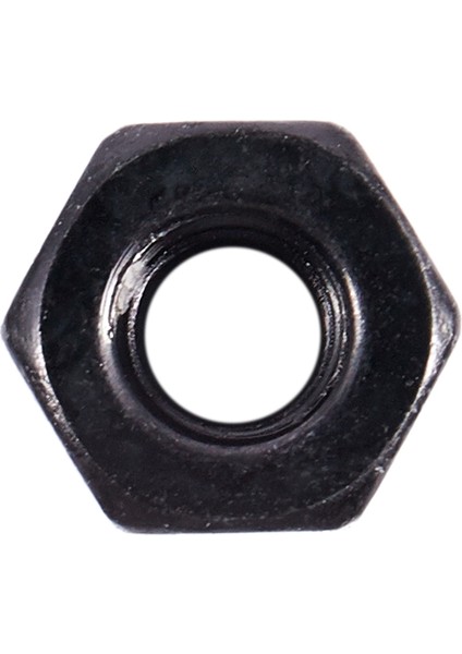 M2.5X0.45MM Çinko Kaplama Naylon Ekleme Altıgen Kilit Somunları Siyah 50 Adet (Yurt Dışından)