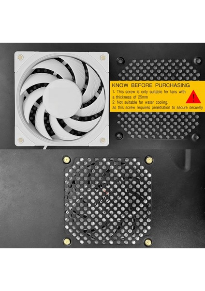 20 Adet Zarif Vida 80MM 90MM 120MM 140MM Bilgisayar Pc Gamer 25MM Kalınlığında Kasa Soğutma Rgb Fan Dıy Aksesuarları (Yurt Dışından) indirimleri