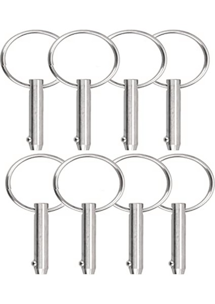 4 Pcs Deniz Hızlı Çıkarma Pimleri Bimini Üst Pimler, Çap 1/4ın(6.3mm), Toplam UZUNLUK1.5IN(38MM), Kullanılabilir Uzunluk(25.4mm) (Yurt Dışından) modelleri
