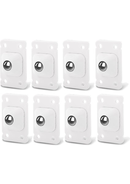 Kendinden Yapışkanlı Tekerlekler, 360 Derece Yapışkanlı Bilyalı Tekerler, 8pcs (Yurt Dışından)